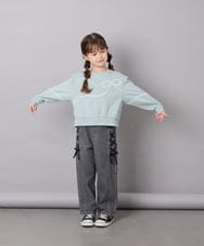 KJKLD09039 a.v.v KIDS(アー・ヴェ・ヴェ) [120-160]ラインリボントレーナー ミント