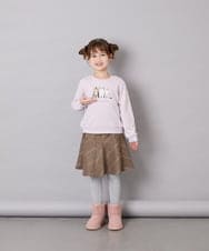 KJKLD17039 a.v.v KIDS(アー・ヴェ・ヴェ) [110-150]アソートアートトレーナー ピンク
