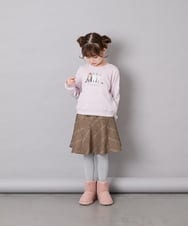 KJKLD17039 a.v.v KIDS(アー・ヴェ・ヴェ) [110-150]アソートアートトレーナー ピンク