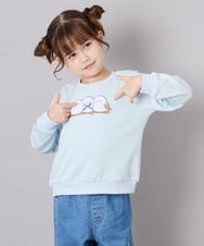 KJKLD17039 a.v.v KIDS(アー・ヴェ・ヴェ) [110-150]アソートアートトレーナー ライトブルー