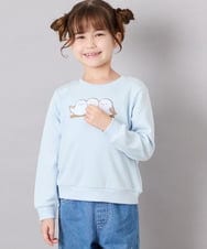 KJKLD17039 a.v.v KIDS(アー・ヴェ・ヴェ) [110-150]アソートアートトレーナー ライトブルー