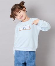KJKLD17039 a.v.v KIDS(アー・ヴェ・ヴェ) [110-150]アソートアートトレーナー ライトブルー