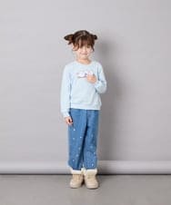 KJKLD17039 a.v.v KIDS(アー・ヴェ・ヴェ) [110-150]アソートアートトレーナー ライトブルー