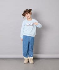 KJKLD17039 a.v.v KIDS(アー・ヴェ・ヴェ) [110-150]アソートアートトレーナー ライトブルー