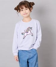 KJKLD17039 a.v.v KIDS(アー・ヴェ・ヴェ) [110-150]アソートアートトレーナー ラベンダー