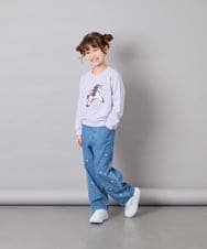 KJKLD17039 a.v.v KIDS(アー・ヴェ・ヴェ) [110-150]アソートアートトレーナー ラベンダー