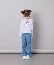 KJKLD17039 a.v.v KIDS(アー・ヴェ・ヴェ) [110-150]アソートアートトレーナー ラベンダー