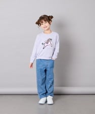 KJKLD17039 a.v.v KIDS(アー・ヴェ・ヴェ) [110-150]アソートアートトレーナー ラベンダー
