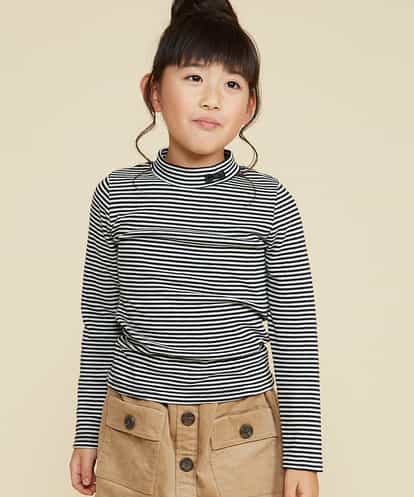 KJKLG03016 a.v.v KIDS [100-130]プチハイネックカットソー[WEB限定サイズ]