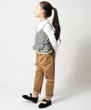 KJKLJ25029 a.v.v KIDS(アー・ヴェ・ヴェ) [100-130]ドッキングビスチェプルオーバー[WEB限定サイズ] ブラウン