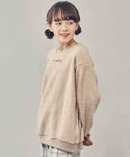 KJKLP63029 a.v.v KIDS(アー・ヴェ・ヴェ) [100-130]モチーフボアトレーナー ピンク