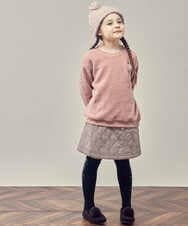 KJKLP63029 a.v.v KIDS(アー・ヴェ・ヴェ) [100-130]モチーフボアトレーナー ピンク