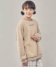 KJKLP63029 a.v.v KIDS(アー・ヴェ・ヴェ) [100-130]モチーフボアトレーナー ピンク