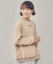 KJKLP63029 a.v.v KIDS(アー・ヴェ・ヴェ) [100-130]モチーフボアトレーナー ピンク