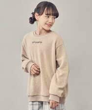 KJKLP63029 a.v.v KIDS(アー・ヴェ・ヴェ) [100-130]モチーフボアトレーナー ベージュ