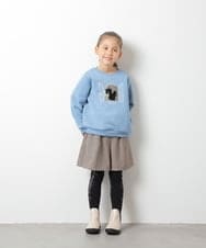 KJKLQ64029 a.v.v KIDS(アー・ヴェ・ヴェ) [140-150]裏起毛モチーフアソートトレーナー アイボリー