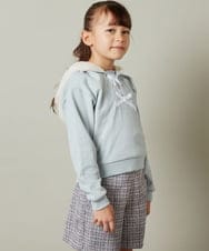 KJKLS64024 a.v.v KIDS(アー・ヴェ・ヴェ) [100-130]ボアフードパーカー ミント