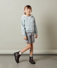 KJKLS64024 a.v.v KIDS(アー・ヴェ・ヴェ) [100-130]ボアフードパーカー ミント