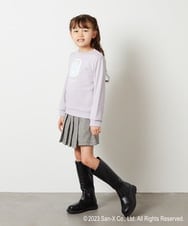 KJKLS80029 a.v.v KIDS(アー・ヴェ・ヴェ) [100-140]【すみっコぐらし】スパンコールトレーナー ネイビー