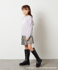 KJKLS80029 a.v.v KIDS(アー・ヴェ・ヴェ) [100-140]【すみっコぐらし】スパンコールトレーナー ネイビー