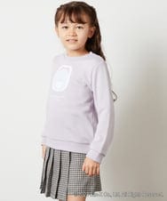 KJKLS80029 a.v.v KIDS(アー・ヴェ・ヴェ) [100-140]【すみっコぐらし】スパンコールトレーナー ネイビー