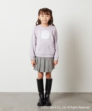 KJKLS80029 a.v.v KIDS(アー・ヴェ・ヴェ) [100-140]【すみっコぐらし】スパンコールトレーナー ネイビー