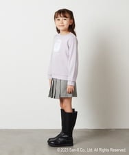 KJKLS80029 a.v.v KIDS(アー・ヴェ・ヴェ) [100-140]【すみっコぐらし】スパンコールトレーナー ネイビー