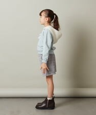 KJKLT64029 a.v.v KIDS(アー・ヴェ・ヴェ) [140-150]ボアフードパーカー ネイビー