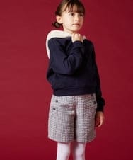 KJKLU64034 a.v.v KIDS(アー・ヴェ・ヴェ) [160]ボアフードパーカー ミント