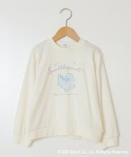 KJKLV81029 a.v.v KIDS(アー・ヴェ・ヴェ) [100-140]【すみっコぐらし】ケーブルデザイントレーナー アイボリー