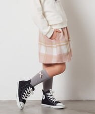 KJLAA04029 a.v.v KIDS(アー・ヴェ・ヴェ) [100-130]アソートキュロット ピンク(チェック)