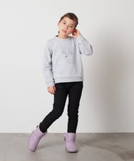 KJLAA05029 a.v.v KIDS(アー・ヴェ・ヴェ) [100-160]裏起毛ストレッチスキニーパンツ グリーン