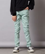 KJLAA05029 a.v.v KIDS(アー・ヴェ・ヴェ) [100-160]裏起毛ストレッチスキニーパンツ グリーン