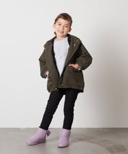 KJLAA05029 a.v.v KIDS(アー・ヴェ・ヴェ) [100-160]裏起毛ストレッチスキニーパンツ グリーン