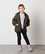 KJLAA05029 a.v.v KIDS(アー・ヴェ・ヴェ) [100-160]裏起毛ストレッチスキニーパンツ グリーン