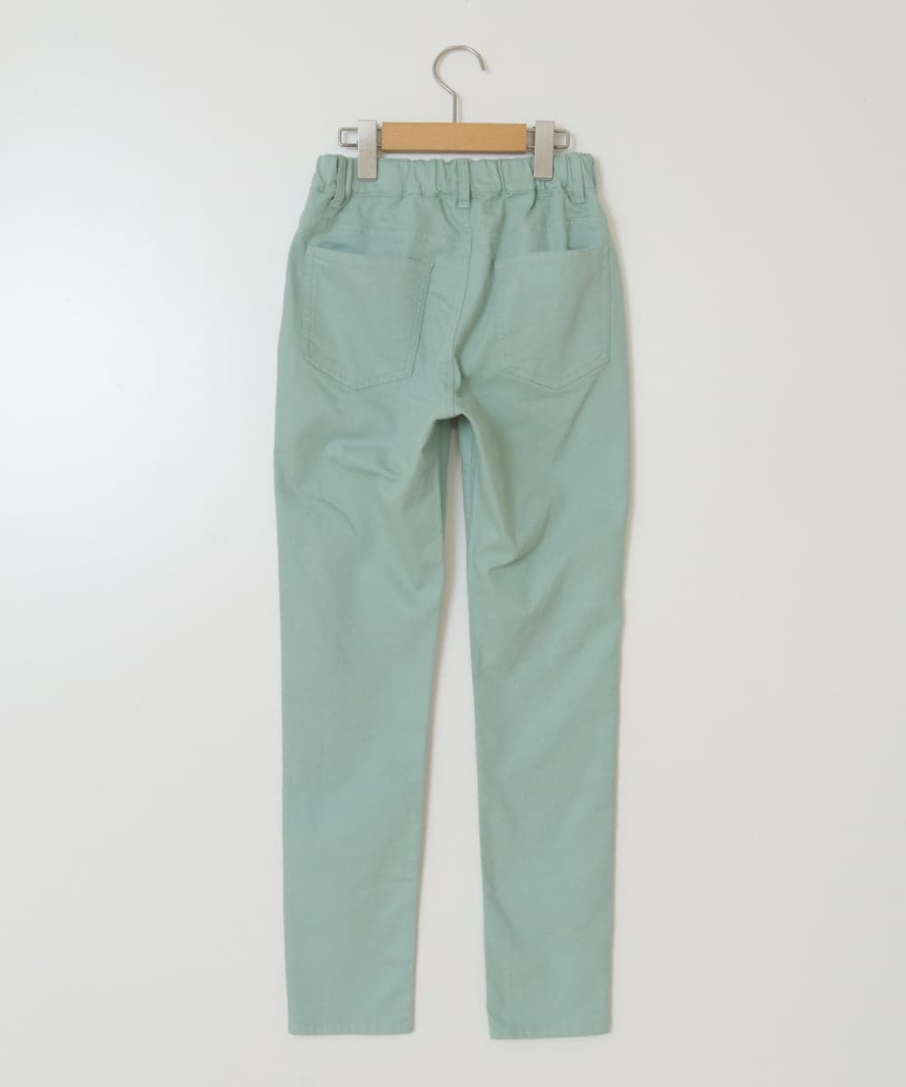 KJLAA05029 a.v.v KIDS(アー・ヴェ・ヴェ) [100-160]裏起毛ストレッチスキニーパンツ グリーン