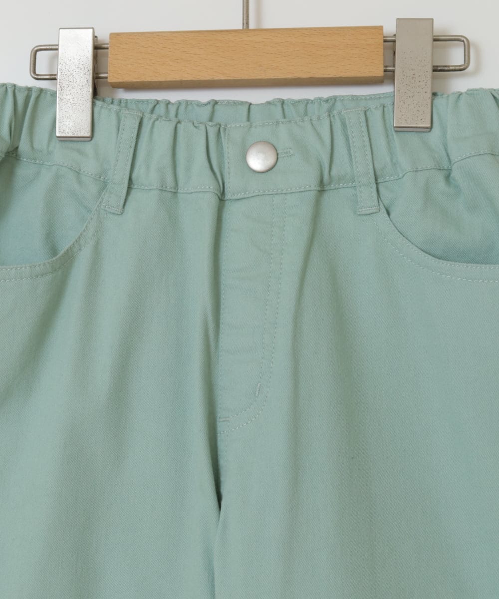 KJLAA05029 a.v.v KIDS(アー・ヴェ・ヴェ) [100-160]裏起毛ストレッチスキニーパンツ グリーン