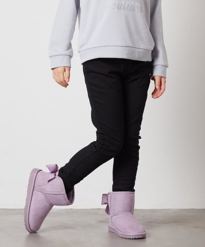 KJLAA05029 a.v.v KIDS [100-160]裏起毛ストレッチスキニーパンツ