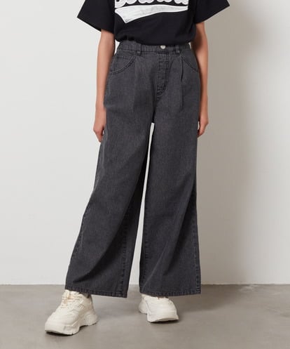 KJLAA31029 a.v.v KIDS [120-130]デニムワイドパンツ