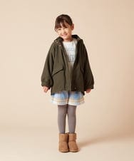 KJLAA44034 a.v.v KIDS(アー・ヴェ・ヴェ) [100-160]シャギーチェックショートパンツ ライトブルー