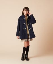 KJLAA44034 a.v.v KIDS(アー・ヴェ・ヴェ) [100-160]シャギーチェックショートパンツ ライトブルー