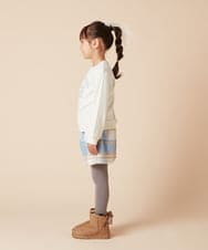 KJLAA44034 a.v.v KIDS(アー・ヴェ・ヴェ) [100-160]シャギーチェックショートパンツ ライトブルー