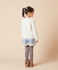 KJLAA44034 a.v.v KIDS(アー・ヴェ・ヴェ) [100-160]シャギーチェックショートパンツ ライトブルー