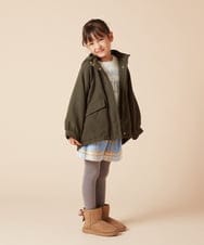KJLAA44034 a.v.v KIDS(アー・ヴェ・ヴェ) [100-160]シャギーチェックショートパンツ ライトブルー