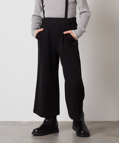 KJLAC03044 a.v.v KIDS [160]サスペンダー付きワイドパンツ