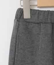 KJLAD01049 a.v.v KIDS(アー・ヴェ・ヴェ) [130-160]【裏起毛/ゆったりストレート/韓国コーデが叶う】サイドリボンスウェットパンツ ダークグレー