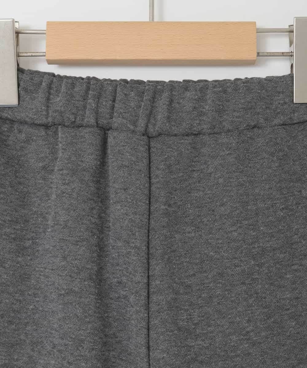 KJLAD01049 a.v.v KIDS(アー・ヴェ・ヴェ) [130-160]【裏起毛/ゆったりストレート/韓国コーデが叶う】サイドリボンスウェットパンツ ダークグレー