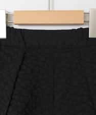 KJLAD03039 a.v.v KIDS(アー・ヴェ・ヴェ) [120-160]ふくれジャガードキュロット ブラック