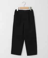 KJLAD04044 a.v.v KIDS(アー・ヴェ・ヴェ) [130-160]【裏起毛】ジャージストレートパンツ ブラック