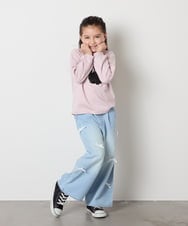 KJLAD33044 a.v.v KIDS(アー・ヴェ・ヴェ) [120-160]アソートデザインデニム ライトブルー